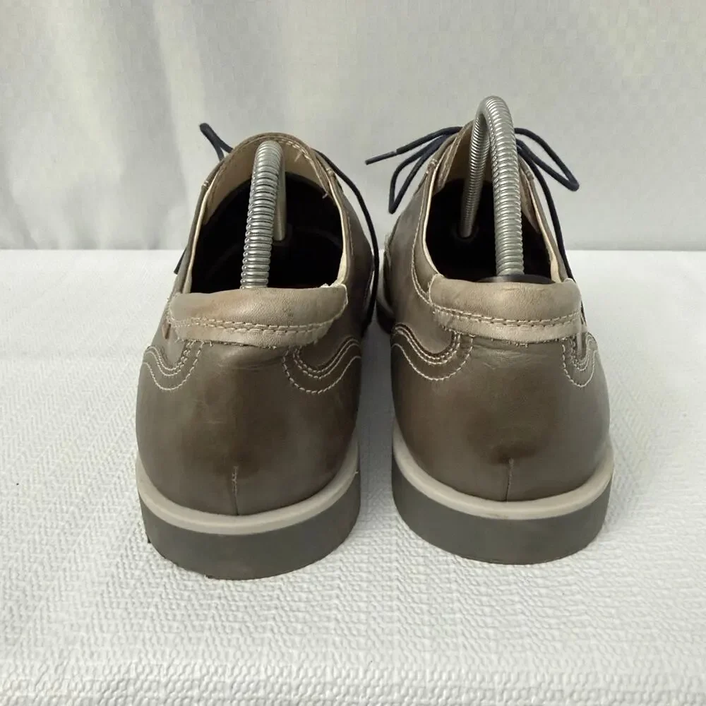 Pikolinos Shoes Mens Size 12 Gray Leather Oxford Lace Up Casual 46